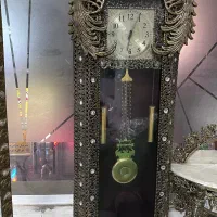 فروش وسایل برنجی بوفه ساعت آینه شمعدان