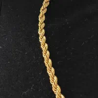 گردنبند طرح طنابی مشابه طلا (رنگ ثابت)|بدلیجات|اردبیل, |دیوار