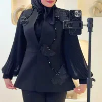 مانتو کارشده|لباس|میانه, |دیوار