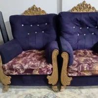 مبل هفت نفره به همراه جلو مبلی|مبلمان خانگی و میز عسلی|گرمدره, |دیوار