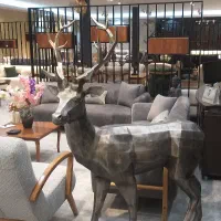 گوزن دکوری رنگ طوسی