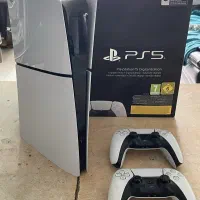 ps5 slim دو دسته با پایه شارژر