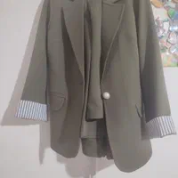 کت شلوار سبزمجلسی سایز1قیمت 235000