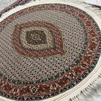 فرش دایره گرد ۱ متری /پادری/ کناره /فرش هنرمند