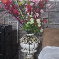 گل با گلدون ۵۰۰گل هامصنوعی تمیز