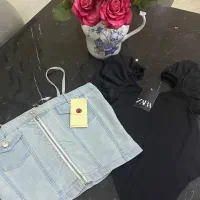 بادی زارا اصل و تاپ لی خارجی آکبند سایز ۳۸