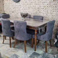 میز ناهار خوری ۶ نفره نهار خوری ۶ نفره چستر|میز و صندلی غذاخوری|کرمانشاه, |دیوار