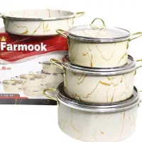 قابلمه 7 پارچه لب چدن اقتصادی  پخش  از اصفهان