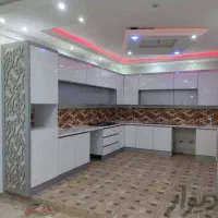 کابینت تمام چوبی ام دی اف 8تیکه3.3دیواری زمینی|مصالح و تجهیزات ساختمان|کبودرآهنگ, |دیوار