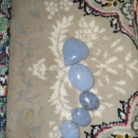 سنگ عقیق کبود تراش خورده