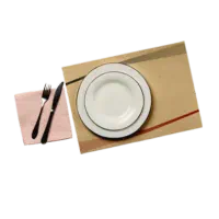 چاپ کاغذ مت زیرسینی کف بشقابی فست فود رستوران کافه