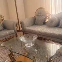 مبل نیمه استیل ۹ نفره