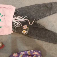 کاپشن بلوز و شلوار ست دخترونه|کفش و لباس بچه|مشهد, توس (بلوار توس)|دیوار