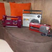 ۳ عدد رادیو ضبط نوستالژی و عتیقه تمیز