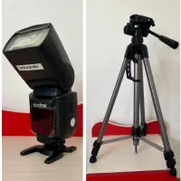 فلاش اسپید لایت گودوکس و سه پایه عکاسی