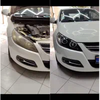 شفاف سازی ، لنز جغدی ، هدلایت ،