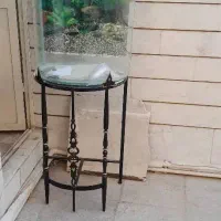 اکواریوم با کلیه وسایل بخاری پایه  و...