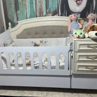 کمد سیسمونی به همراه تخت|اسباب و اثاث بچه|ورامین, شهرک فجر|دیوار