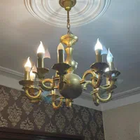 (فروش وخریدار) لوستر برنجی|لوستر و چراغ آویز|تهران, نارمک|دیوار