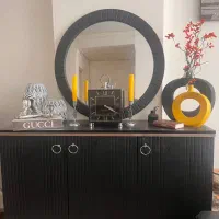 ست آینه کنسول،میز تی وی‌،جلو مبلی و ۳ عسلی،جاکفشی