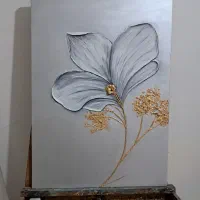 تابلو نقاشی رنگ روغن ورق طلا