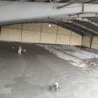 اجرای بتن ریزی کف ماله پروانه ایی با کاتر