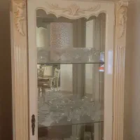 بوفه سفید شیشه ایی