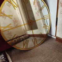 ساعت دیواری آینه ای