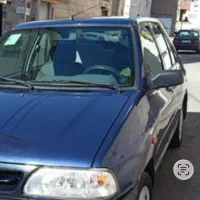 پراید مدل ۸۳ رنگ سرمه ای هفت رنگ