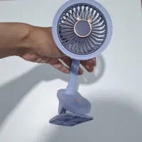 پنکه شارژی گیره دار با سه درجه سرعت|پنکه و تصفیه‌کنندهٔ هوا|زنجان, |دیوار