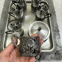 تعدادی ظروف بلور و کریستال پذیرایی|ظروف سرو و پذیرایی|اصفهان, مرداویج|دیوار