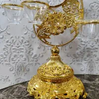 فروش عمده ظروف عربی طلایی به قیمت فاکتور|ظروف سرو و پذیرایی|شیراز, تندگویان|دیوار