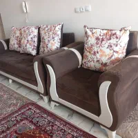 مبل راحتی 8 نفره صندوق‌دار + با جلو مبلی