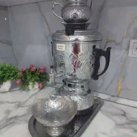 سماور استیل گازی در حد نو