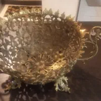 سه عدد شیرینی خوری میوه خوری شکلات خوری برنز