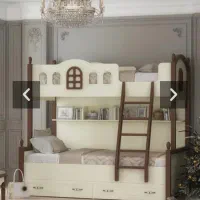 تخت دو طبقه ساحل چوب