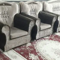 مبل ۷نفره|مبلمان خانگی و میز عسلی|کرج, بنیاد|دیوار