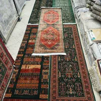 قالیچه سبز ۱ در ۲ و ۱ در ۳ و ۱ در ۴ طرح بختیاری|فرش|مشهد, امیر المومنین|دیوار