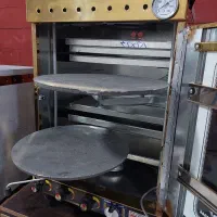 تنور استیل طلایی گازی