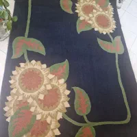 قالیچه ۴ متری طرح گل تمیز و در حد بسیار نو