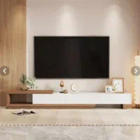 ست کنسول و میز‌تی‌وی چوبی ام‌دی اف اصل