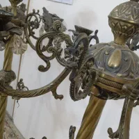 لوستر کنار سالنی شمعدانی|لوستر و چراغ آویز|مشهد, حجاب (شهرک غرب)|دیوار