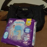 ساک بچه و پوشک شورتی