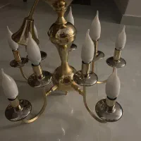 لوستر ده شاخه طلایی
