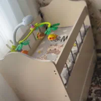 تخت نوزاد کنار مادر همراه با تشک|تخت و صندلی بچه|سهند, |دیوار