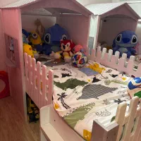 تخت خواب کلبه ای|تخت و سرویس خواب|قرچک, شهرک طلائیه|دیوار