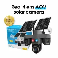 دوربین مینی اسپیددام 4 لنز سولار خورشیدی سیمکارتی