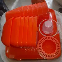 ظرف مسافرتی پلاستیک ۶نفره