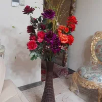 انواع گل و گلدان با هم