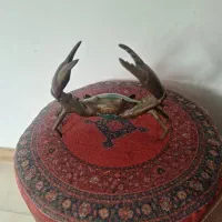 مجسمه آنتیک خرچنگ|کلکسیون اشیاء عتیقه|رشت, رشتیان|دیوار